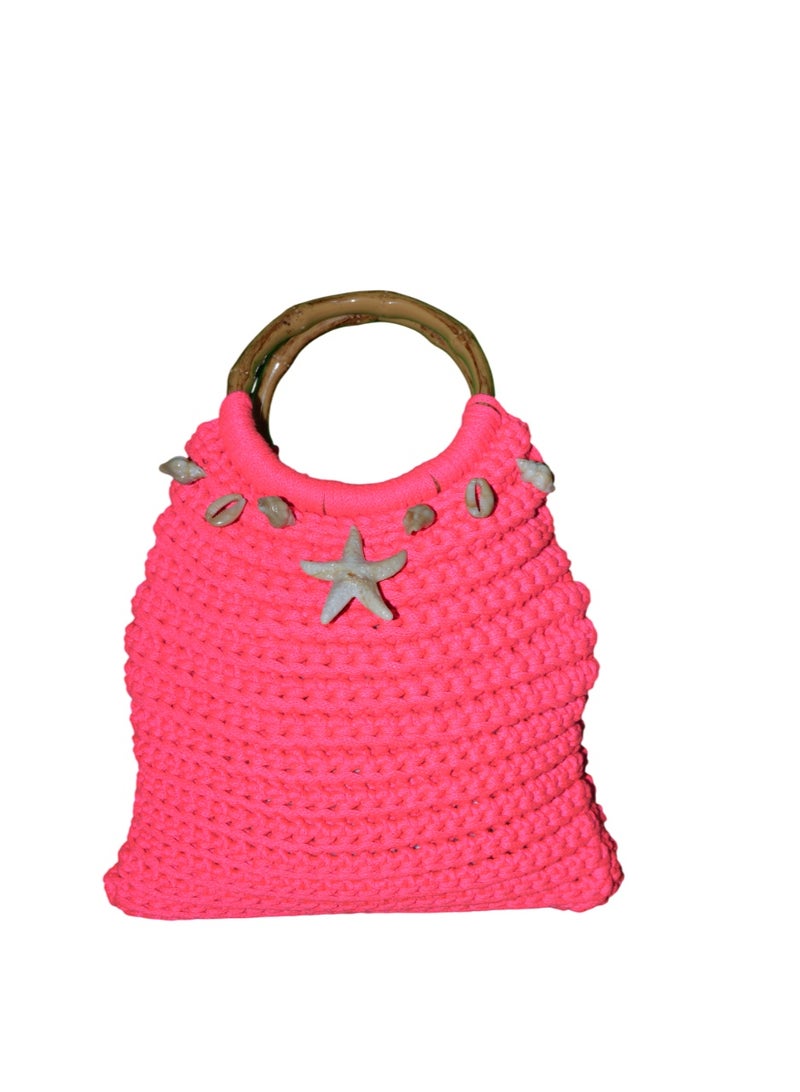 Lava handmade Crochet Beach Handbag - Image 2