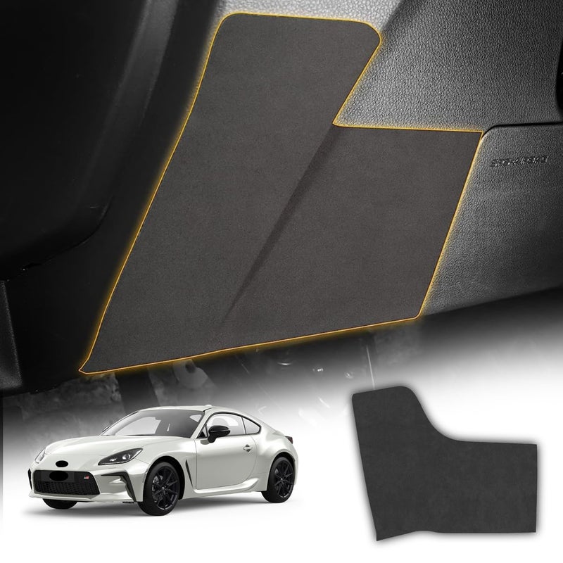 KUNGKIC for Toyota GR86 Subaru BRZ 2021 2022 2023 2024 2025 Driver Seat Anti Pink Pad Sticker 9002 Color Italian Suede Protector Interior Cover Accessories