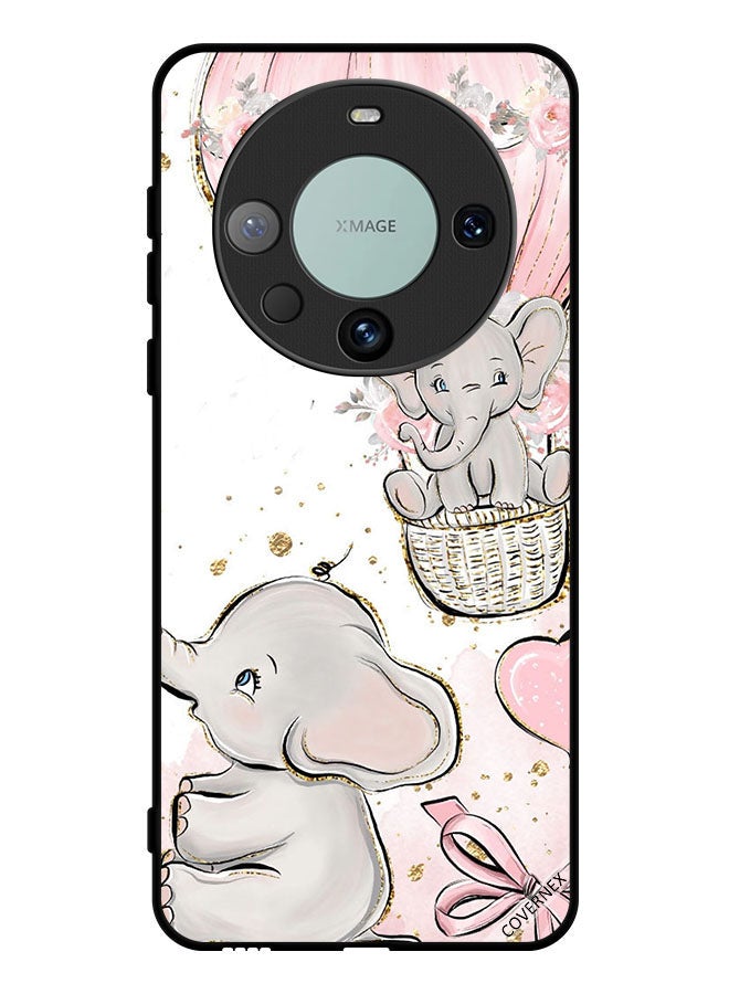 Covernex Protective Case Cover For Huawei Mate 60 Pro Baby Elephants Art - Image 1