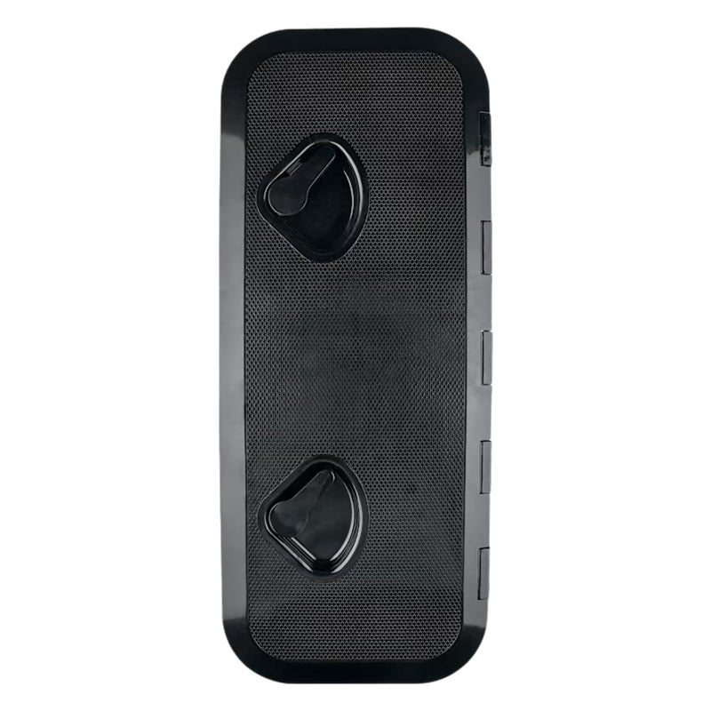 SEAFLO Marine Boat Deck Rectangular Access Hatch - 9.57" x 23.9" (243mm x 607mm) 180° Opening Lid, Non-Skid, Corrosion and UV Resistant, 4-Year Warranty! (Black, Standard) - Image 5
