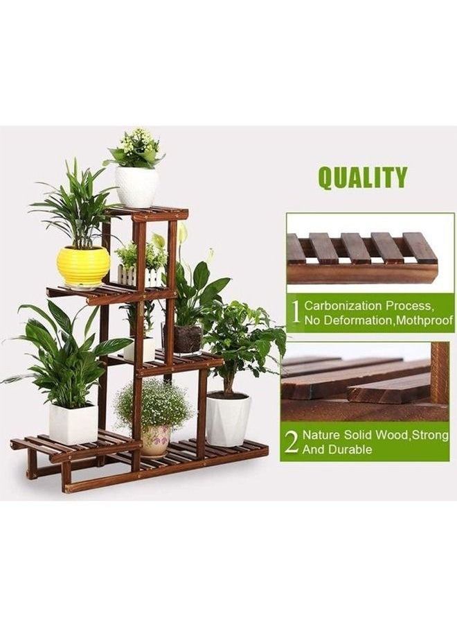 C&C Home Bamboo Plant Pots Shelf Stand 95 x 25 x 96 cm  - Image 4