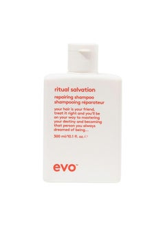 EVO EVO Ritual Salvation Repairing Shampoo - Gently Cleanses, Treats Damaged & Brittle Hair & Protects Color - 300ml / 10.1fl.oz  - Image 1
