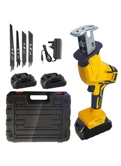 ZLH HITY Cordless Reciprocating Saw, Power Recipro Saw, 0-3500SPM Variable Speed, Tool-free Blade Change, 4 Saw Blades Kit for Wood/Metal/PVC Cutting  - Image 1