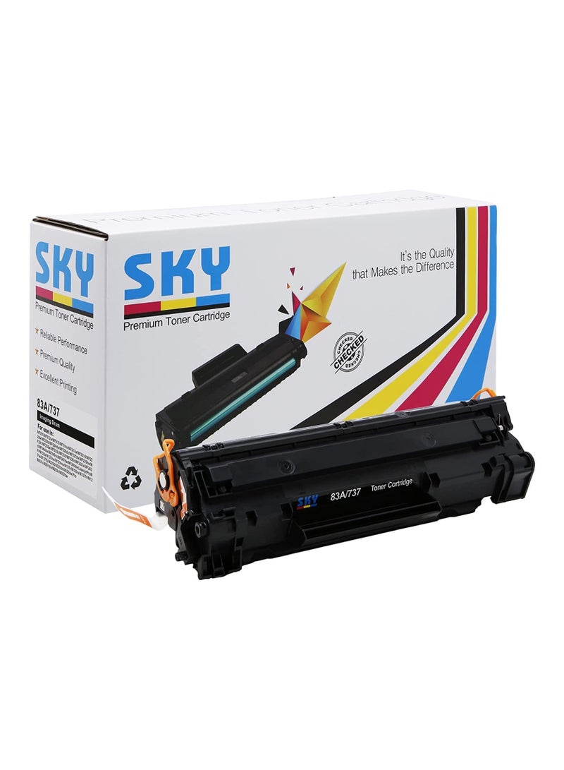 SKY 83A Toner Cartridge for LaserJet M127fn  M127fw  M125a M225dw  M125nw  M201n  M201dw  M225dn M225dw and compatible with Canon CRG 737 Series Printers - Image 1
