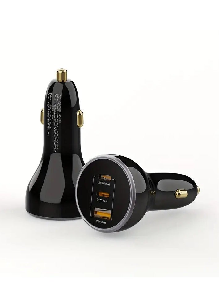 ProOne ProOne PCG29 160W Car Charger | 1 USB-A & 2 USB-C Ports | Fast Charging for Laptops, Smartphones, Tablets | 100W & 30W Output | LED Indicator | Compact & Lightweight | Black  - Image 5
