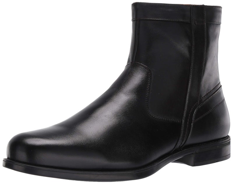 Florsheim mens Medfield Plain Toe Zip Fashion Boot, Black, 8.5 US - Image 4