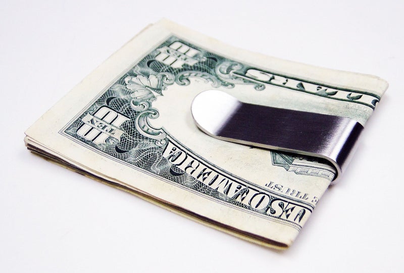 Tapp Collections Tapp Collections Silver Stainless Steel Slim Money Clip #3 - Silver  - Image 2