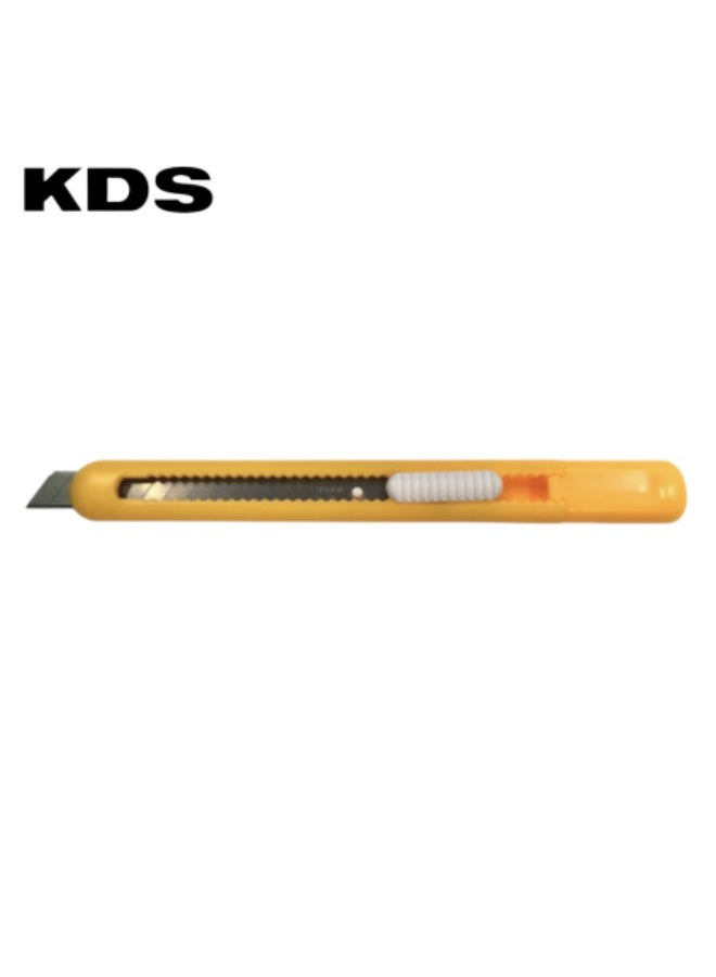 KDS Easy Slim Cutter S-21 9mm – Pack of 5 Yellow with Blades - Image 3