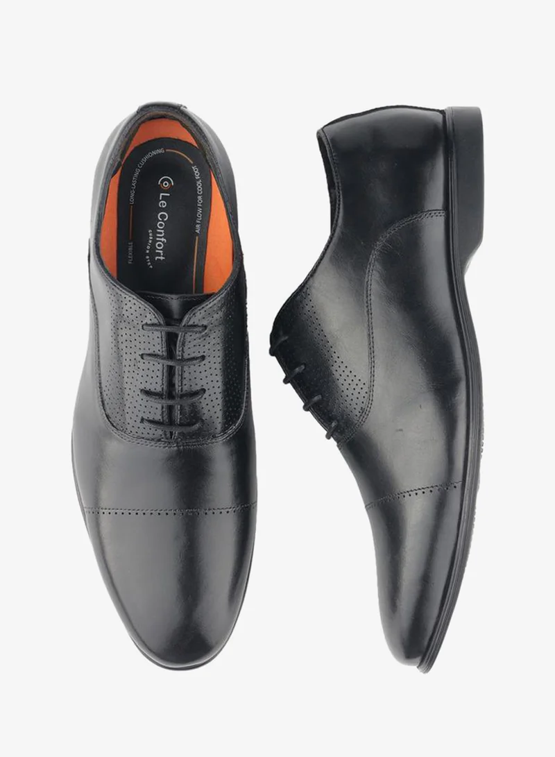 Le Confort BLACK Men Lace-Up Derby Shoes for Men | Best Price UAE
