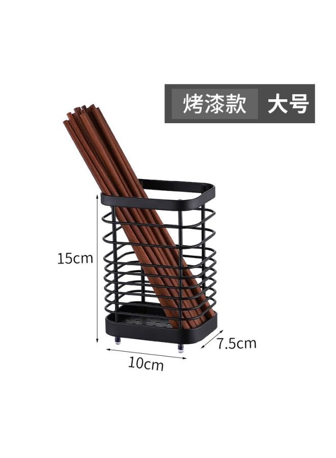 Wall-mounted Stainless Steel Chopsticks Holder Chopsticks Cage Thickened Chopsticks Holder Chopsticks Storage Box Kitchen Supplies Tableware Draining Rack