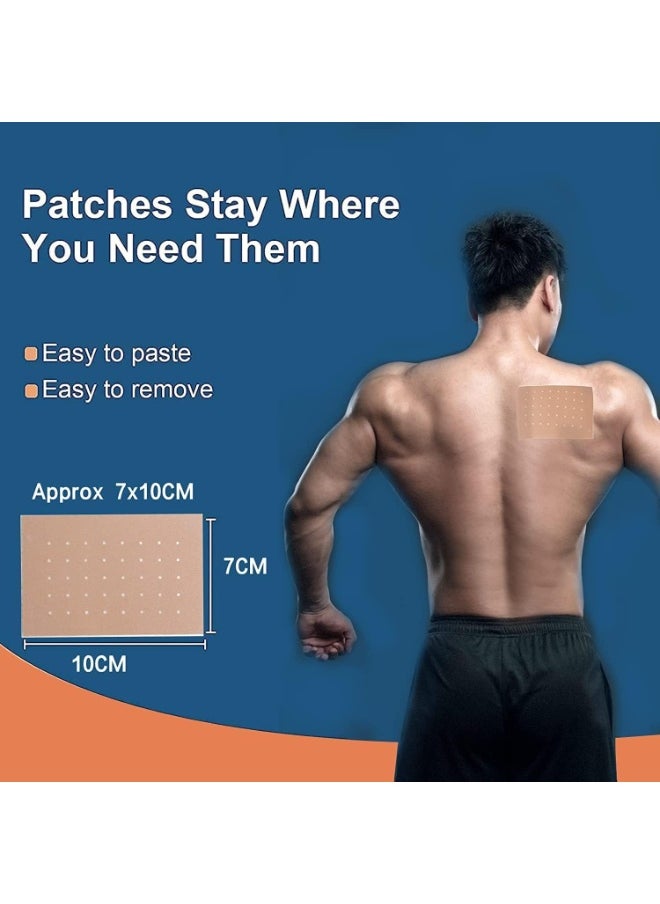 MQ Back Pain Patch - 60 Count Herbal Adhesive Heat Patches for Back Pain Patch for Shoulder Back Knee Neck Waist Pain  - Image 2