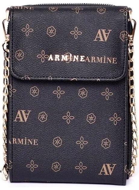 ARMINE 266 Wallet Black Printed Women's Bag