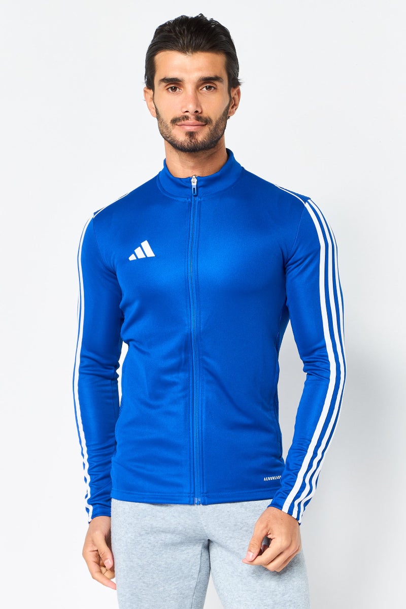 Adidas Men Sportswear Fit Long Sleeve Training Jackets, Navy - Image 1