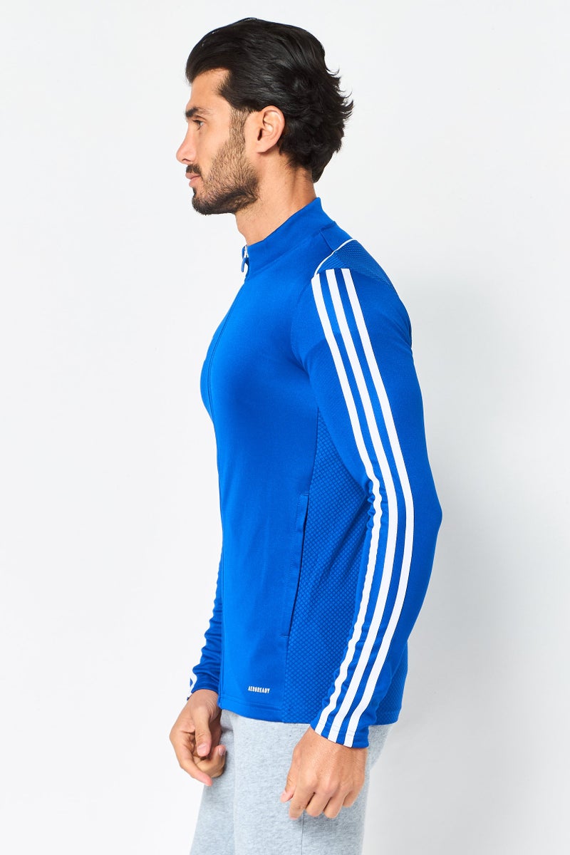 Adidas Men Sportswear Fit Long Sleeve Training Jackets, Navy - Image 4