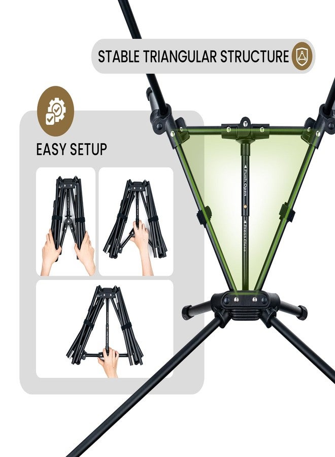 OneTigris Tigerblade High Back Camping Chair with Pillow Design, Comfortable Widened Seat Folding Chair - Image 4