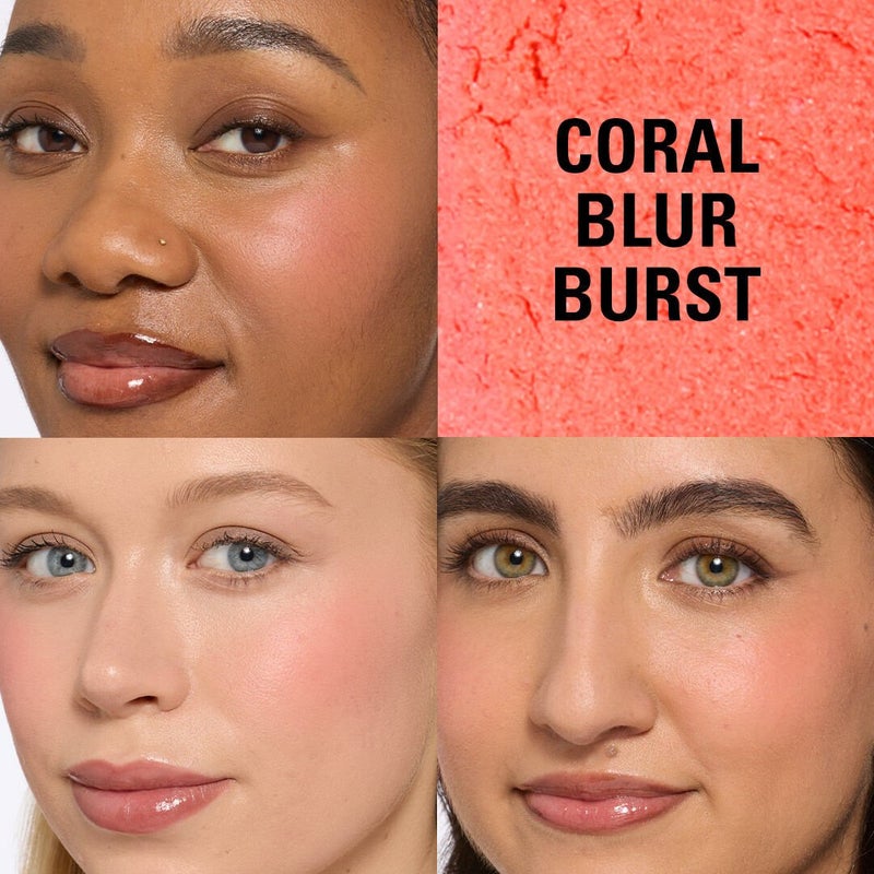 Makeup Revolution Revolution Bouncy Blur Blush Coral Blur Burst - Image 3
