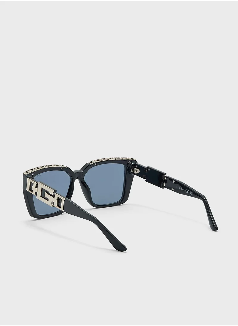 GUESS Oversized Shape Sunglasses