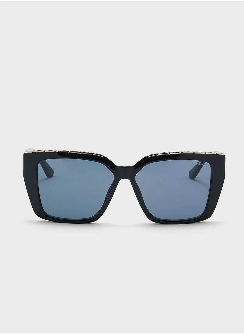 GUESS Oversized Shape Sunglasses