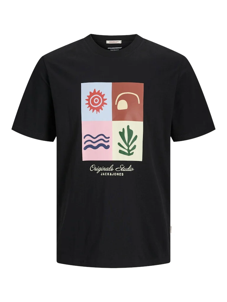 JACK & JONES Jorcanggu Front Branding T-Shirt