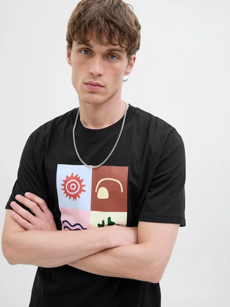 JACK & JONES Jorcanggu Front Branding T-Shirt