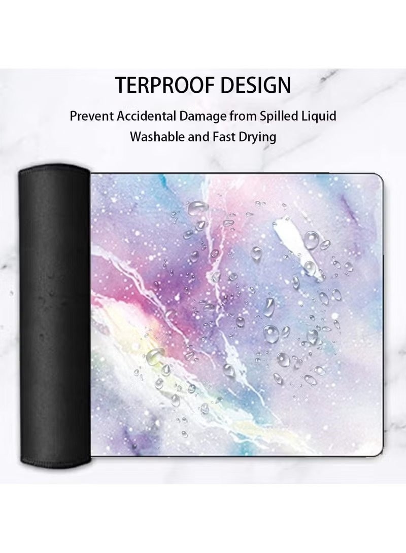 Extended Mat For Keyboard And Mouse Blue/Purple/Pink - Image 3