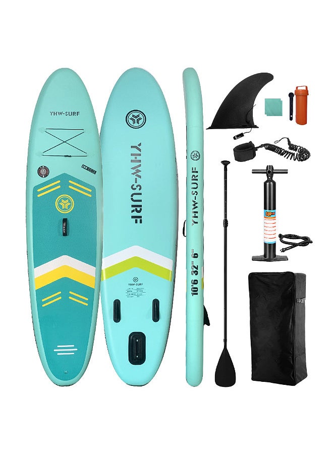 Generic 10.6ft Inflatable Paddle Board Seaside Beach Water-skiing Stand Up Paddle Board  - Image 1
