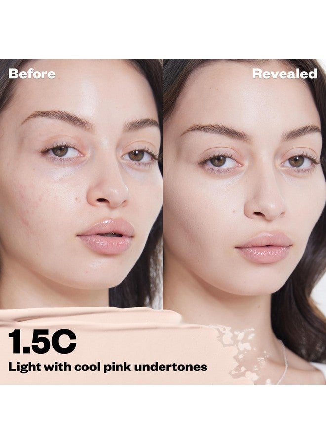 كوساس كونسيلر ميني ريفيلر - مكياج بتغطية متوسطة، يخفي الهالات السوداء تحت العينين والبقع الداكنة والشوائب (درجة اللون 1.5) - Image 1