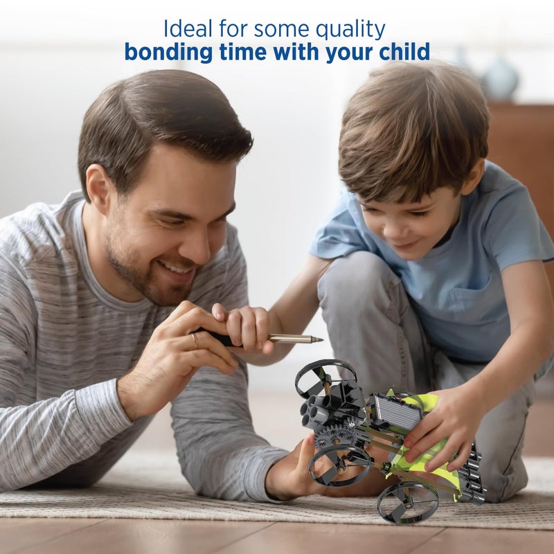 Thames & Kosmos Solar-Powered Rovers STEM Experiment Kit | Build 5 Vehicles & Devices Powered by The Sun | Solar Energy Actvities for Ages 8+ - Image 5