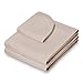 Saloniture 3-Piece Microfiber Massage Table Sheet Set - Premium Facial Bed Cover - Includes Flat and Fitted Sheets with Face Cradle Cover - Sand Brown - Image 3