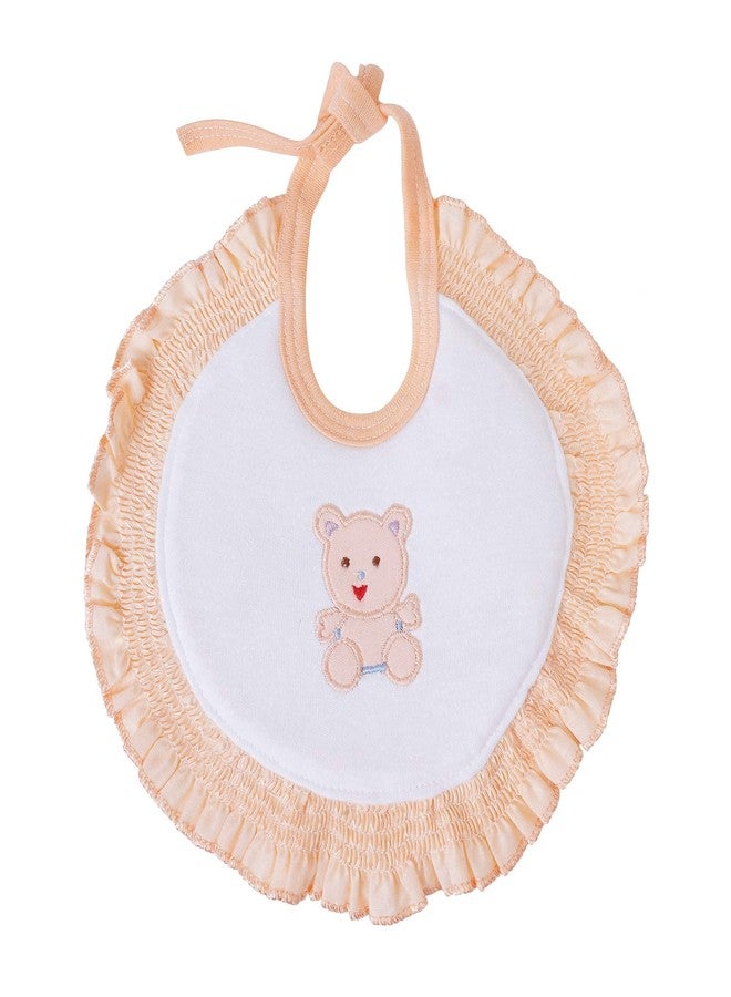 Da Anushi Soft Cotton Washable & Reusable Multicolor Absorbing/Comfortable and Easily Adjustable Feeding Bibs In Apron Style For Babies,Toddlers,Infants - Image 3