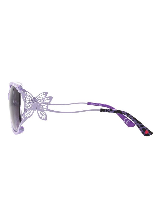 Betsey Johnson Women'S Rainbows & Butterflies Sunglasses Butterfly, Crystal Purple, 57Mm  - Image 3