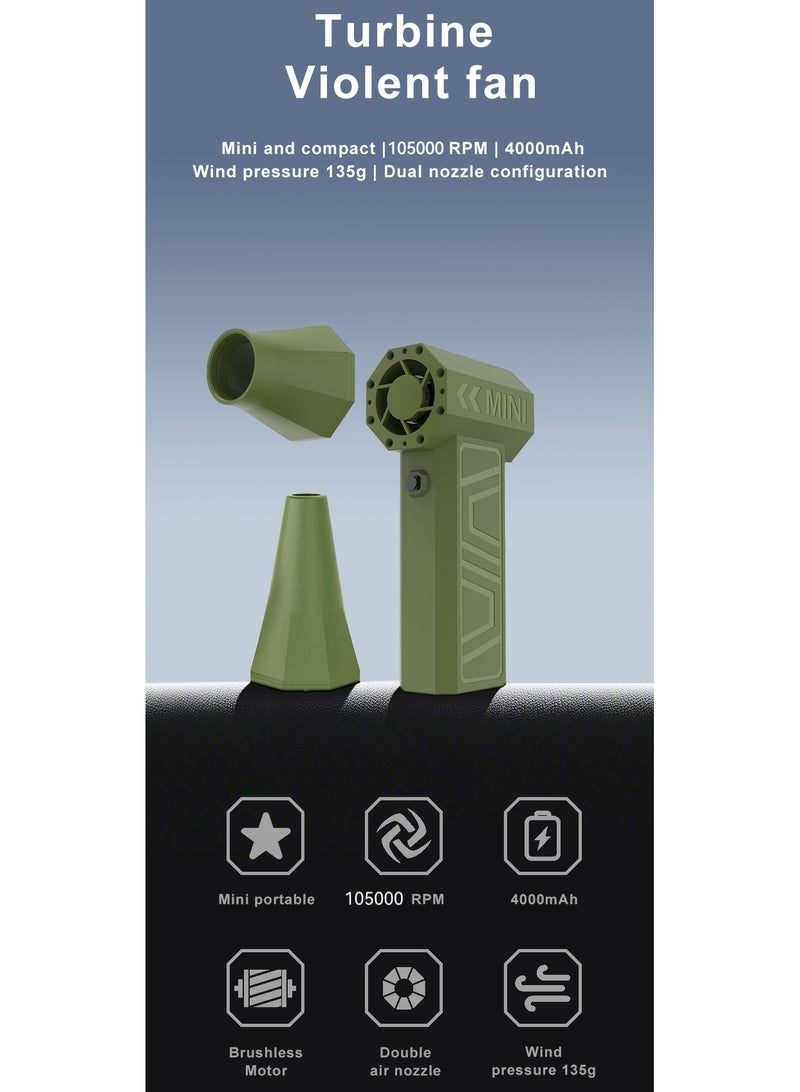 Generic Compressed Air Dusters，Turbo  Fan 105000rpm ,Dust Removal for Computer, Keyboard, House, Outdoor and Car，  - Image 2