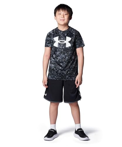 Under Armour Boys' Pre School Surge 4 Alternate Closure, (001) Black/Anthracite/White, 1, US - Image 4