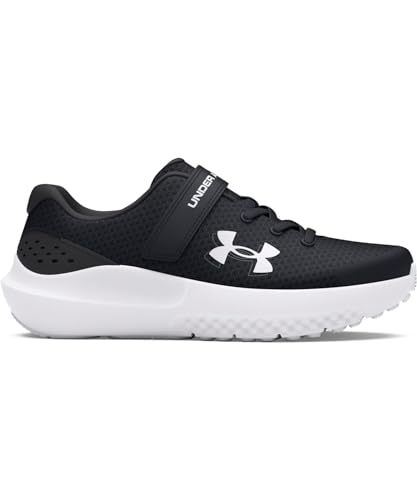 Under Armour Boys' Pre School Surge 4 Alternate Closure, (001) Black/Anthracite/White, 1, US - Image 1