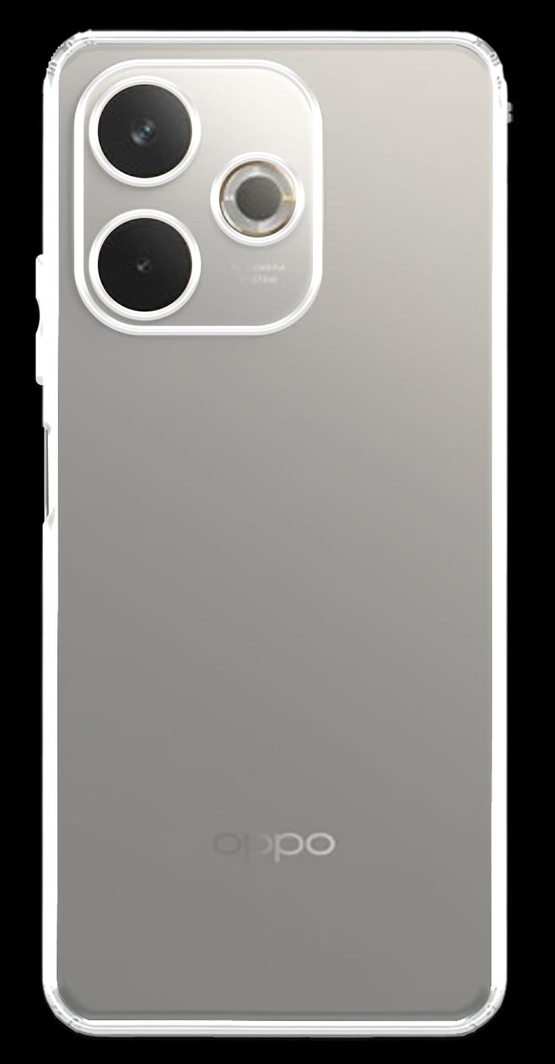 YOFO Silicon Back Cover Case for Oppo A5 Pro (5G) (Transparent) Camera Protection with Dust Plug - Image 3