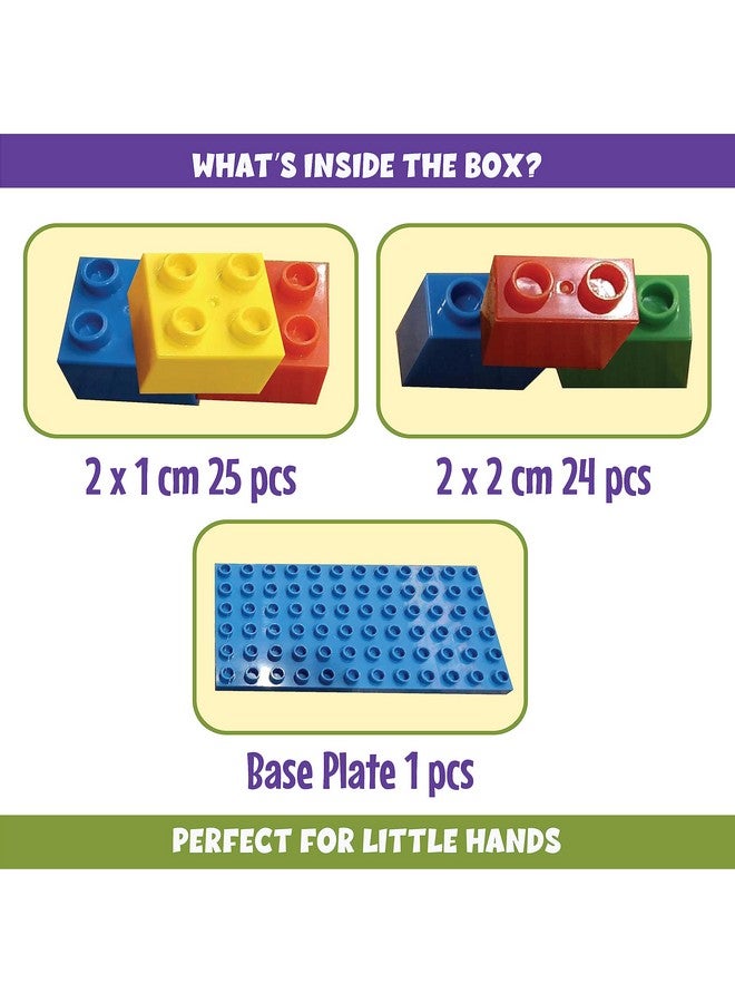 ToyMagic DIY Creative Explosion Construction Blocks 50Pcs|Constructive&Creative Activity Kit|Fun Educational Learning Toy|Skill Development Toy|Best Birthday Return Gift for Kids|Made in India,Multi - Image 3