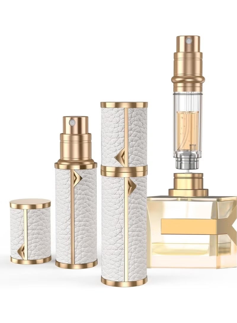 Perfume Refill Bottle, Bottom-Filling Fragrances Perfume Atomizer, Cowhide Material, Travel Perfume Bottle Refillable-Your Travel and Business Necessities - Image 1