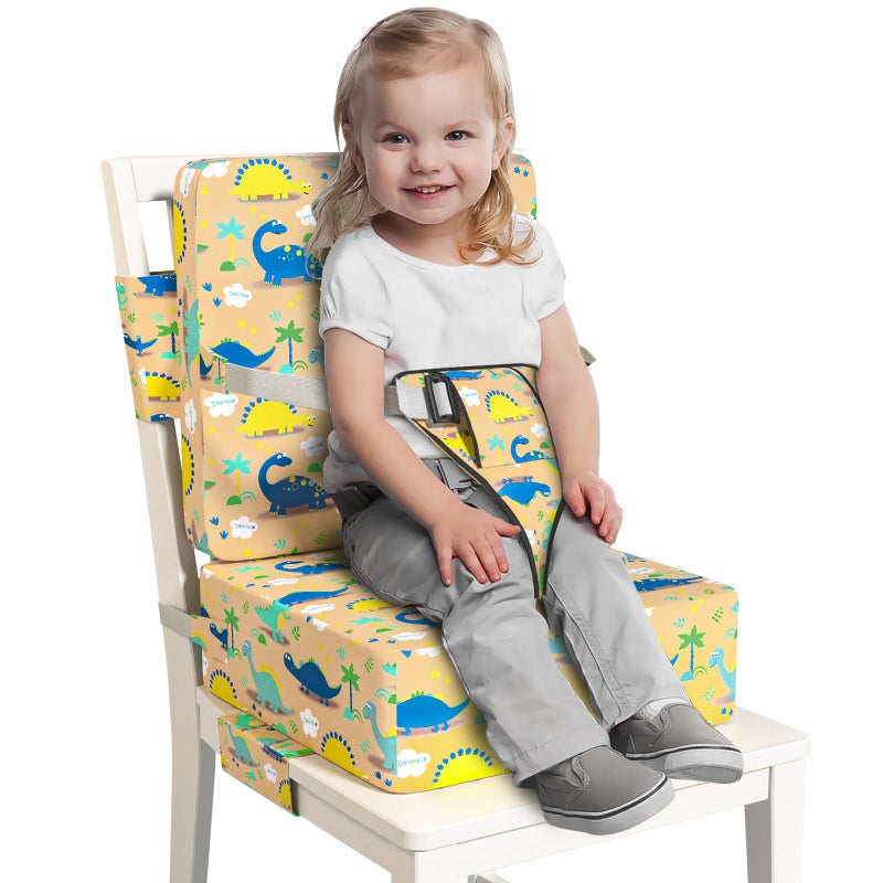 Redcoutt Booster Seat for Dining Table, Toddler Booster Seat for Dining Table with Safety Buckles, Anti-Scratch Easy Cleaning Toddler Seat for Table - Image 1