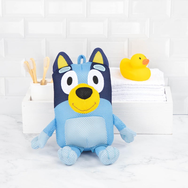 Jay Franco Bluey & Bingo Bath Towel & Bath Buddy Set - Kids Bathtub Accessories - Includes 25 x 50 Inch Microfiber Towel & 13 Inch Bluey Water Play Buddy - Image 4
