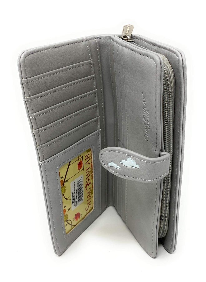 Shag Wear Life Is Better In The Mountains Large Wallet For Women Grey 7  - Image 3