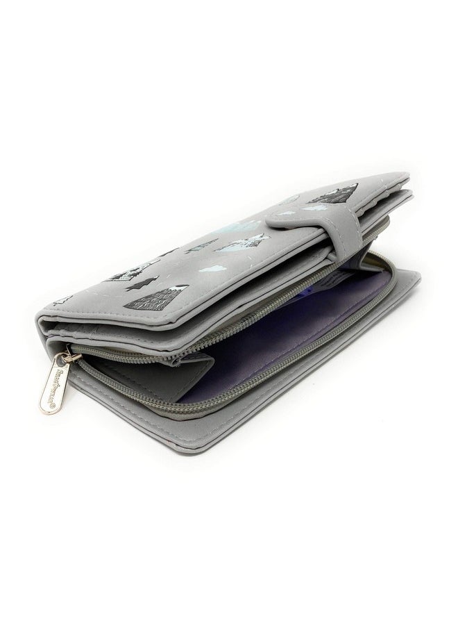 Shag Wear Life Is Better In The Mountains Large Wallet For Women Grey 7  - Image 4