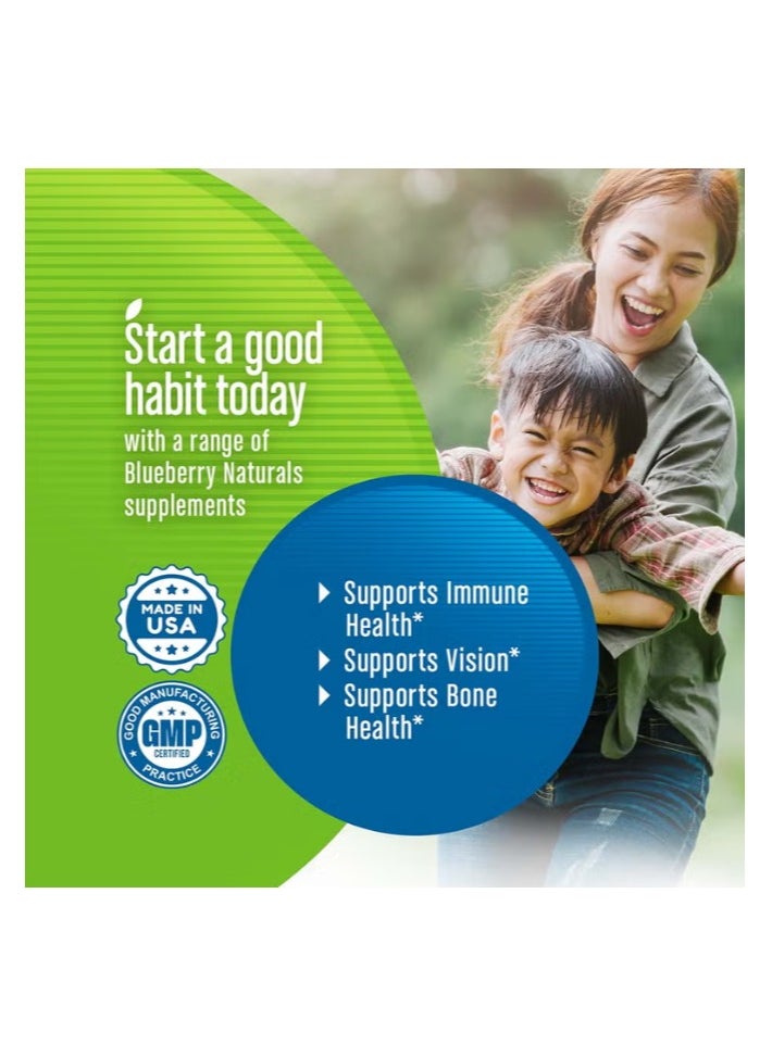 blueberry NATURALS - Blueberry Naturals Vitamin D3 1000 IU Softgels 100's - Image 1