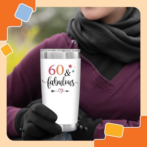 NewEleven 60th Birthday Gifts For Women - 1965 60th Birthday Decorations For Woman - 60 Year Old Gifts For Women, Mom, Wife - 20 Oz Tumbler - Image 5