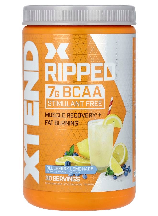 XTEND Ripped 7G BCAA Blueberry Lemonade 1.09 lbs (495 g)