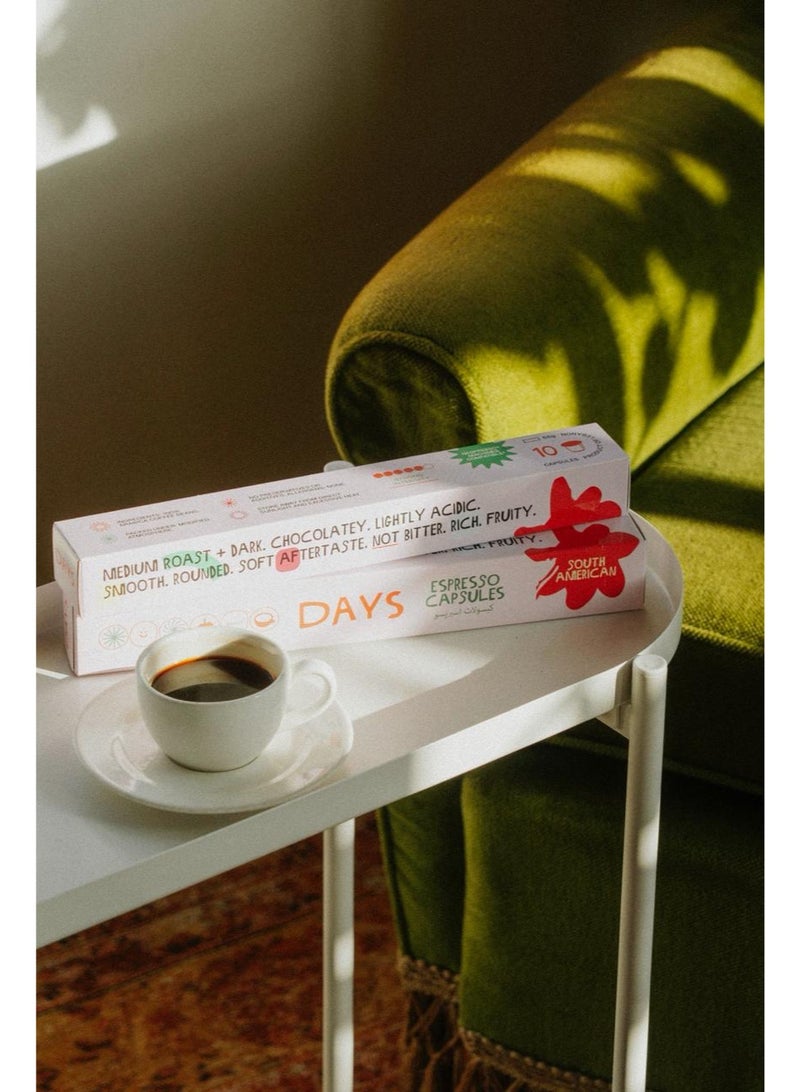 DAYS كبسولات إسبريسو DAYS South American Blend (10 كبسولات / 55 جرام) - Image 2