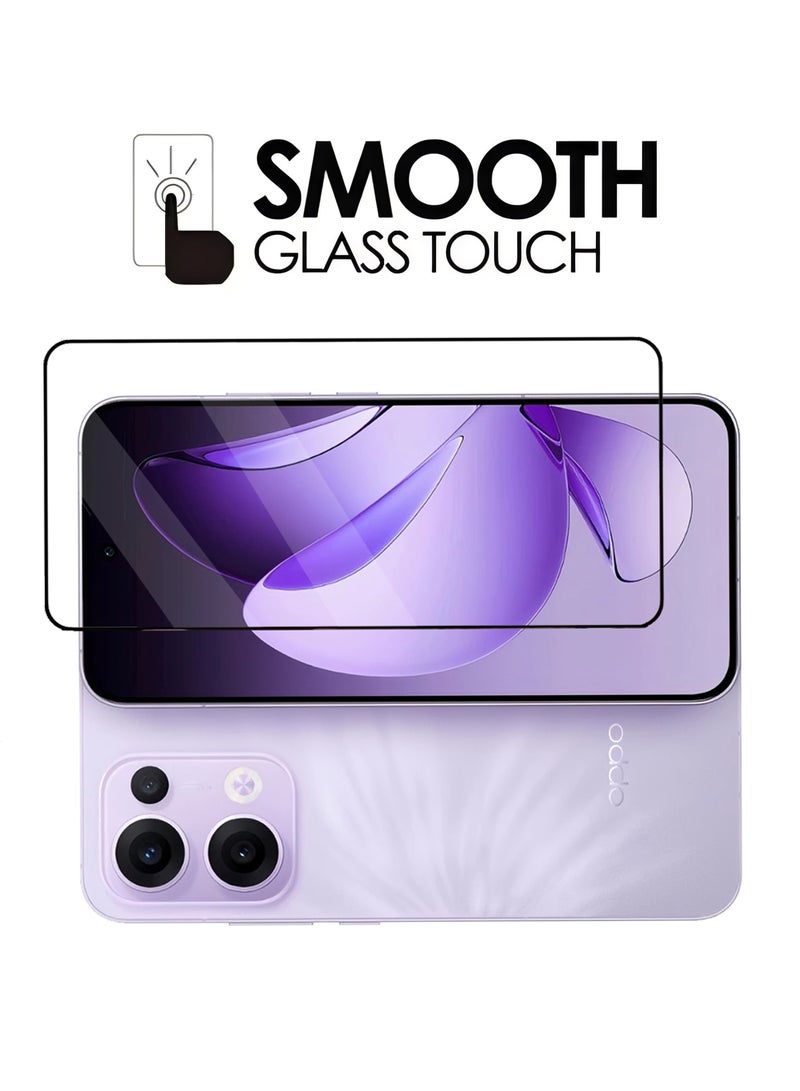 CoomBe 2 in 1 for OPPO Reno 13 Tempered Glass Screen Protector with Camera Lens Film, HD Tempered Glass Film, Anti Scratch Screen Protector Film  - Image 4