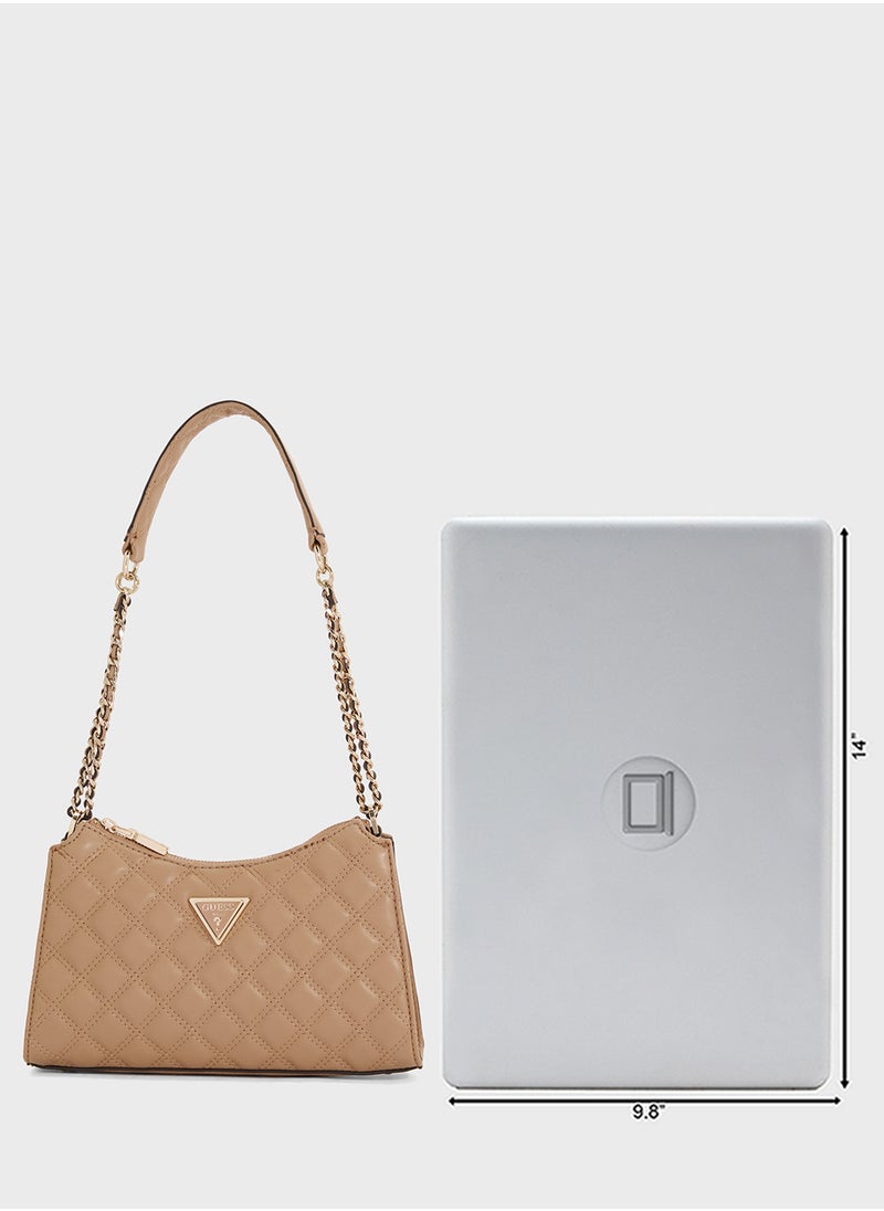 جس - Giully Top Zip Shoulder Bag - Image 1