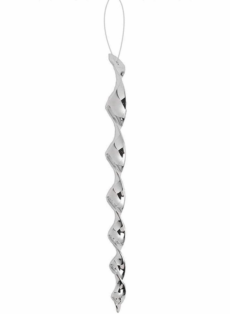 SOLARAE Reflective Rods Bird Repellent Device 12 pack, Deterrent Birds, Reflective Silver Wind Spiral to Keep Bird Away From Your House Window Garden - Image 2