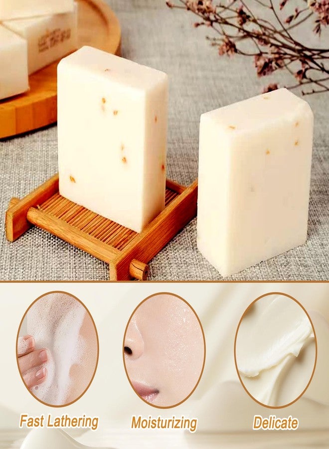 XMXueMei 3PCS Rice Water Shampoo Bar,Cleansing Gentle Solid Bar Shampoo for Face and Body,Moisturizing Handmade Hair Shampoo Soap - Image 3