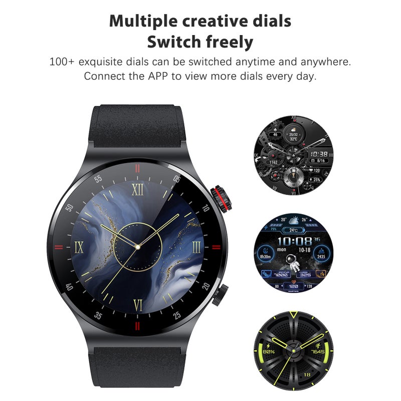QW33 1.28 Inches Smartwatch IP67 Waterproof Sports Watch BT5.1 Intelligent Watch Fitness Tracker Multifunctional Watch Compatible with Android5.0/iOS10.0 - Image 4